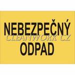 Nálepka NEBEZPEČNÝ ODPAD